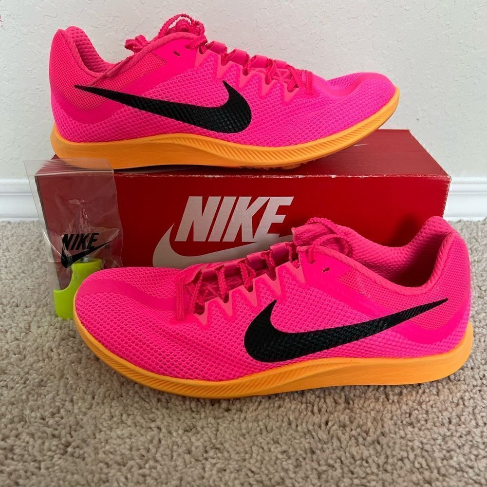 Nike Zoom Rival Track & Field Distance Spikes Hyper Pink